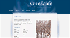 Desktop Screenshot of creeksidepet.net